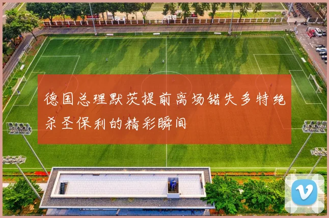 德国总理默茨提前离场错失多特绝杀圣保利的精彩瞬间